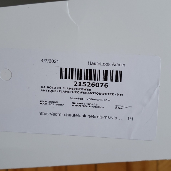 Vans Flamethrower Antique sneakers unisex New with box - Picture 9 of 9